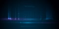 Big Data futuristic, hi tech technology, light line design. Vector datum digital background