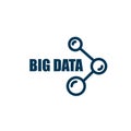 Big data icon. Vector