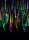 Big data information sorting visualization. Royalty Free Stock Photo