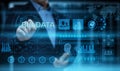 Big Data Internet Information Technology Business Information Concept Royalty Free Stock Photo