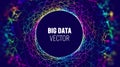 Big data IOT background. Big data artificial intelligence analysis technology background. Neural network technology