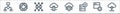 Big data line icons. linear set. quality vector line set such as uploading, loading, remove, cloud computing, cloud server, data