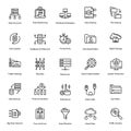 Big Data Line Icons Pack