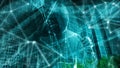 Big data machine learning innovation in cyber security technology, computer algorithm Royalty Free Stock Photo