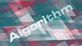 Big data management algorithm, triangle shapes chaos, random transparent vector triangles layout Royalty Free Stock Photo
