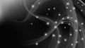 Big Data Network. Gradient Science Background. Royalty Free Stock Photo