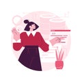 Big data programming abstract concept vector illustration. Royalty Free Stock Photo