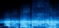 Big data code ray light background