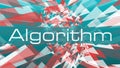 Big data security algorithm science technology inspiration, triangle abstract background, many vector triangles shapes Royalty Free Stock Photo