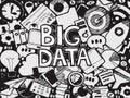 Big Data Sketch Doodle Royalty Free Stock Photo
