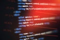 Big data storage and cloud computing representation. Programming Royalty Free Stock Photo