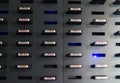 Big data storage units in server Royalty Free Stock Photo