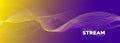 Big Data Stream. Multicolor Technology Royalty Free Stock Photo