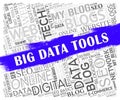 Big Data Tools Digital Toolbox 2d Illustration