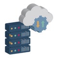 Big data vector icon which can easily modify or edit Royalty Free Stock Photo