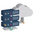 Big data vector icon which can easily modify or edit Royalty Free Stock Photo