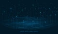 Big data visual information background.