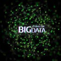 Big Data Visualization. Abstract Background with Dots Array and Royalty Free Stock Photo