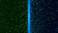 Big data visualization. Abstract Particles Background. Visual information. Computer code. Data networks. Concept of Royalty Free Stock Photo