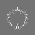 Big data visualization. Data array visual concept. Graphic abstract background. Vector illustration Royalty Free Stock Photo