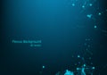 Big Data Visualization Background. Modern futuristic virtual abstract background. Science network pattern, connecting lines and