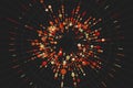 Big data visualization. Futuristic infographic. Complex information digital design. Visual big data complexity. Abstract plot