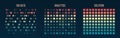 Big data visualization. Information analytics concept. Abstract stream information. Filtering machine algorithms. Sorting binary Royalty Free Stock Photo