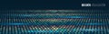 Big data visualization. Information analytics concept. Abstract stream information. Filtering machine algorithms. Sorting binary Royalty Free Stock Photo