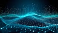 Big data visualization. Big data information group sorting. Machine learning and Algorithms Royalty Free Stock Photo