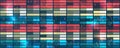 Big data visualization. Processing of data arrays, sorting. Filtering machine algorithms. Abstract stream information with square