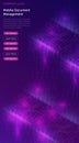 Big data waterfall, streams of digital binary code Royalty Free Stock Photo
