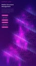 Big data waterfall, streams of digital binary code Royalty Free Stock Photo