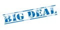 Big deal blue stamp Royalty Free Stock Photo