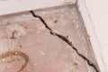 Crack in Concrete Foundation