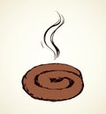 Turd. Vector drawing Royalty Free Stock Photo