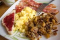 Big Delicious Breakfast Royalty Free Stock Photo