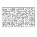 Big difficult maze labyrinth game