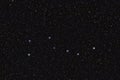 Big Dipper in the constellation of Ursa Major in the sky full of stars