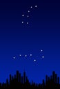 Big dipper, little dipper Royalty Free Stock Photo