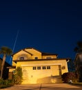 Big Dipper over the house Royalty Free Stock Photo