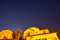 Big Dipper over the house Royalty Free Stock Photo