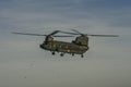 Big double rotor helicopter of the spanish army. Boeing CH-47D Chinook Royalty Free Stock Photo