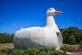 Big duck in Flanders on Long Island, New York