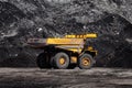 Big dump truck is mining machinery, or mining equipment to trans Royalty Free Stock Photo