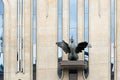 Big eagle of an building in Tbilisi Georgia Royalty Free Stock Photo