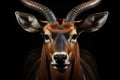 Big eastern bongo antelope. Generative AI