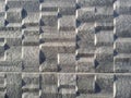 big embossed granite rock brick wall texture background Royalty Free Stock Photo