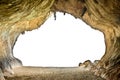 Big empty cave Royalty Free Stock Photo