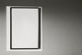 big empty frame in color of 2026 year cloud white Royalty Free Stock Photo