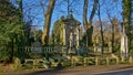 Big family grave in `Melaten-friedhof` graveyard in cologne, germany